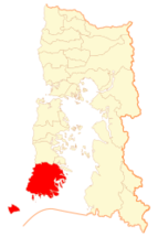 Mapa de la Comuna Quellón